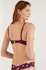 Victoria's Secret PINK Rich Maroon Purple Smooth Super Push Up Bra - Image 2 of 5