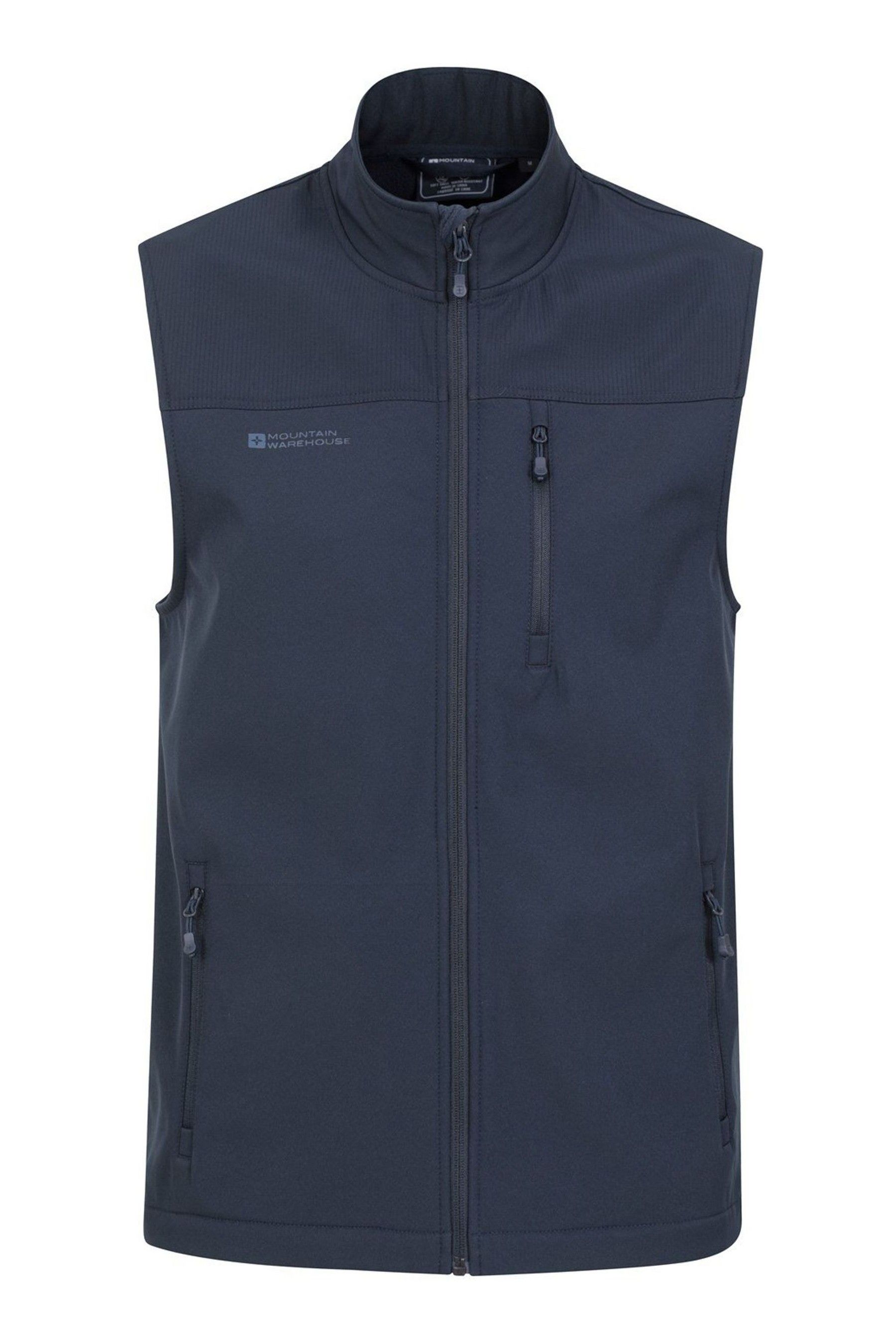 Buy Mountain Warehouse Blue Grasmere Mens Water Resistant Fleece Lined Gilet from Next France