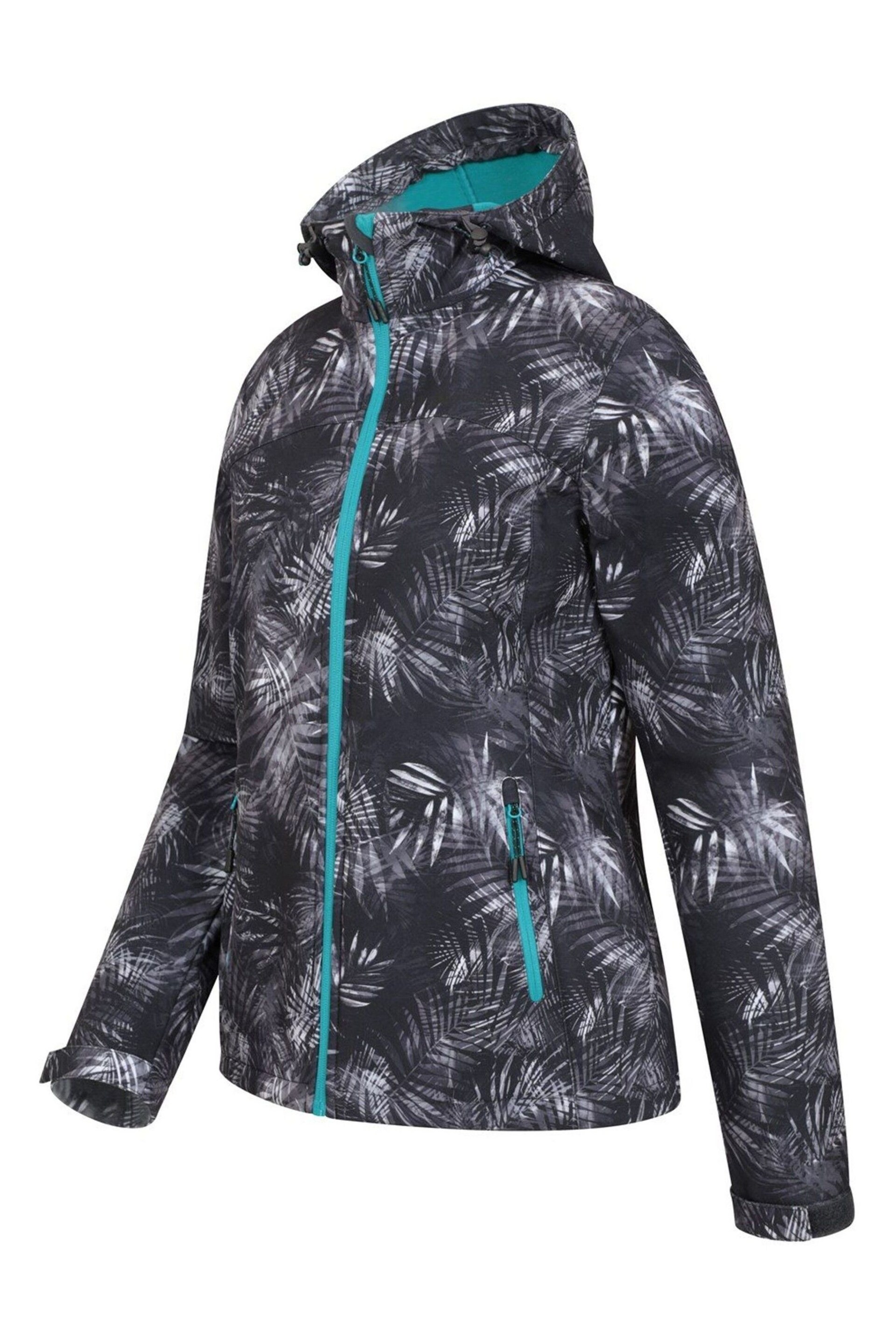 Mountain Warehouse Blue Exodus Womens Softshell Jacket - Image 3 of 6