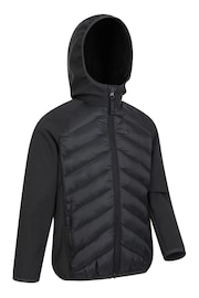 Mountain Warehouse Black Techy Turbine Kids Padded Jacket - Image 5 of 6