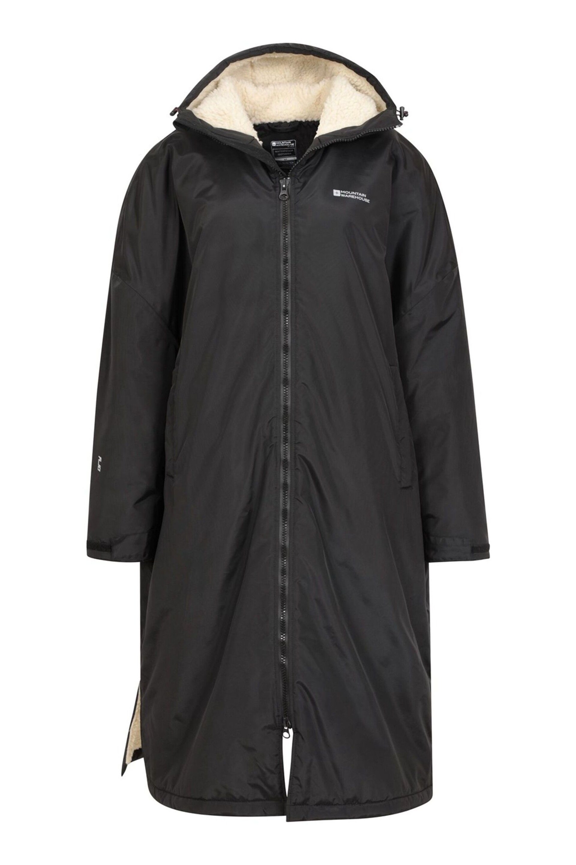 Mountain Warehouse Black Tidal Womens Waterproof Changing Robe - Image 5 of 6