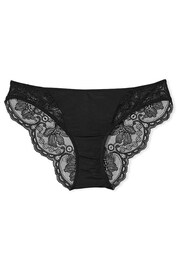 Victoria's Secret Black Lace Trim Cheeky Knickers - Image 3 of 4