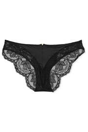 Victoria's Secret Black Lace Trim Cheeky Knickers - Image 4 of 4