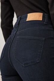 NOISY MAY blue denim High Waisted Skinny Jeans - Image 4 of 5