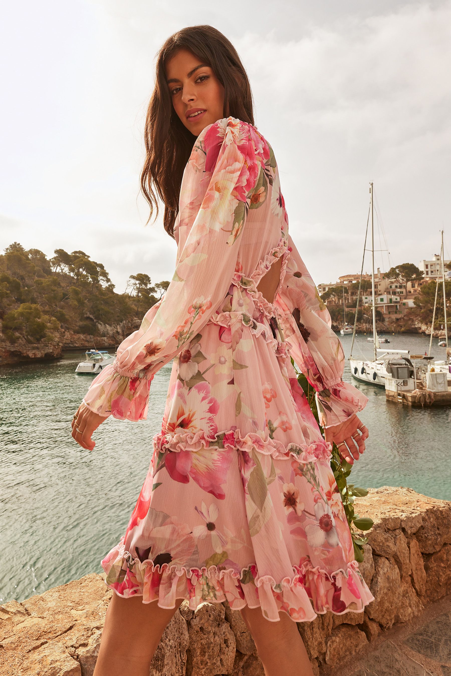 Frill tea dress shop
