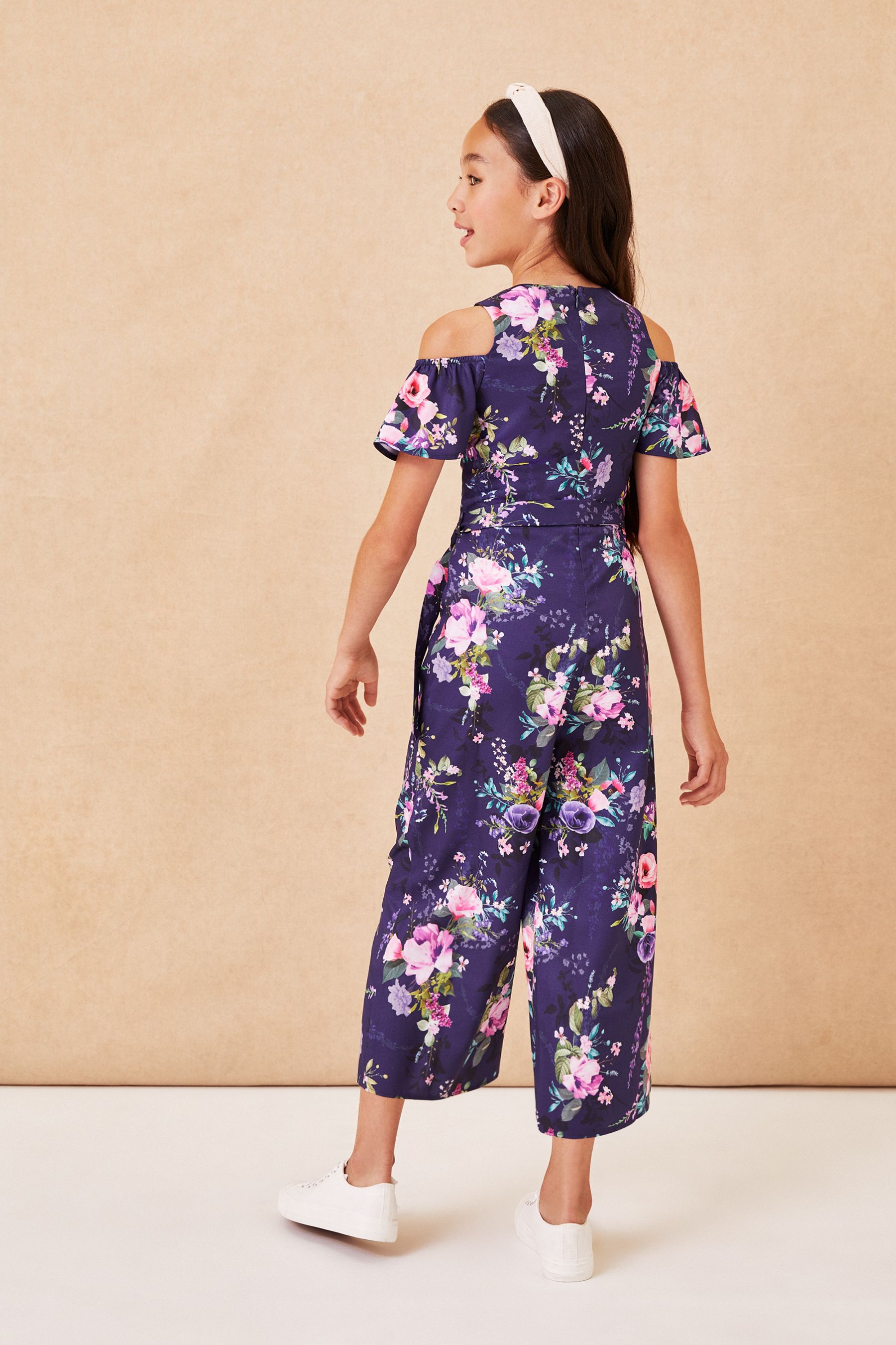 Next navy floral jumpsuit hot sale