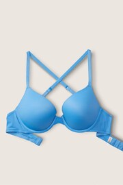 Victoria's Secret PINK Azure Sky Blue Smooth Push Up Bra - Image 4 of 5