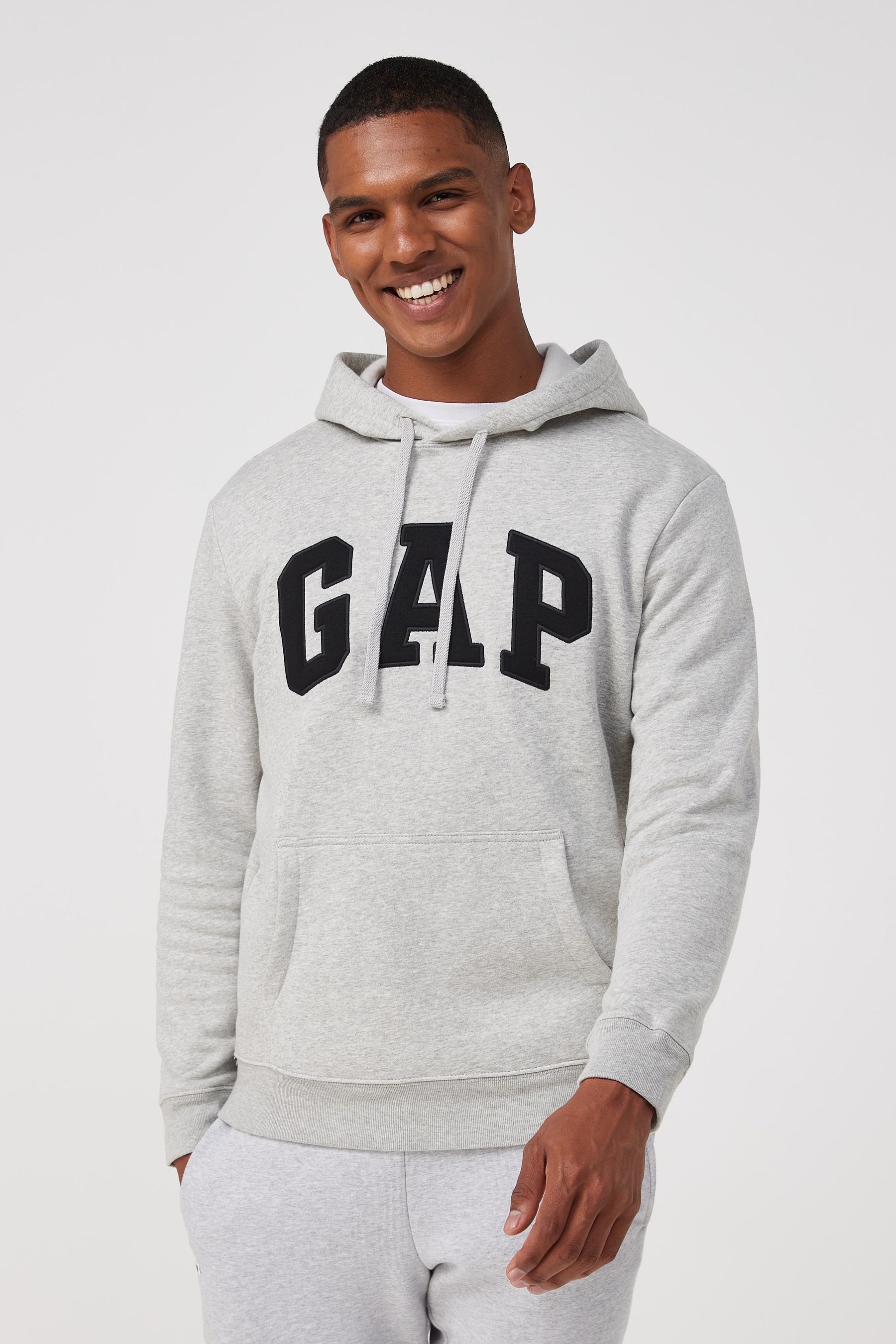 Gap logo fleece hoodie new arrivals