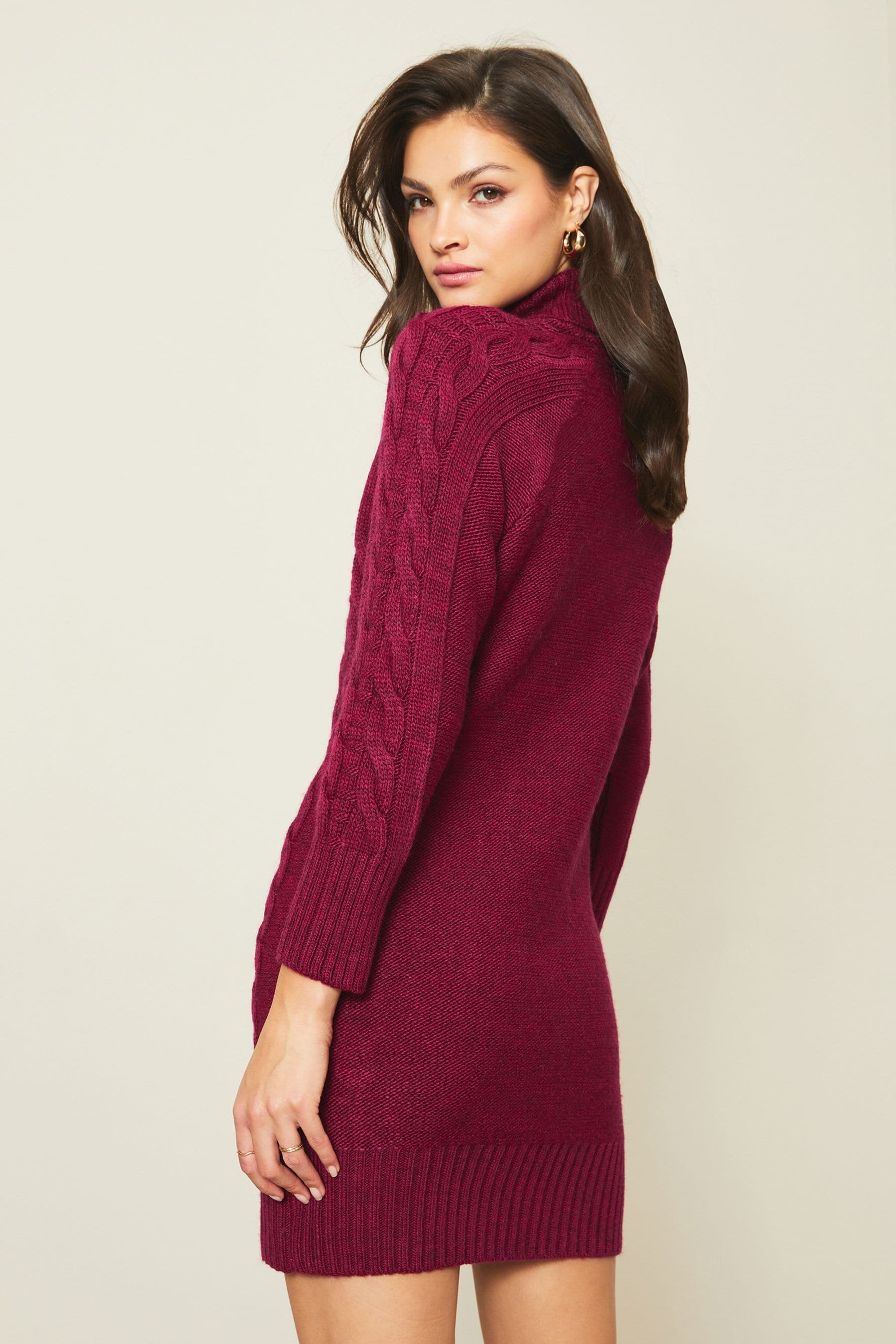 Lipsy red cowl neck dress shop