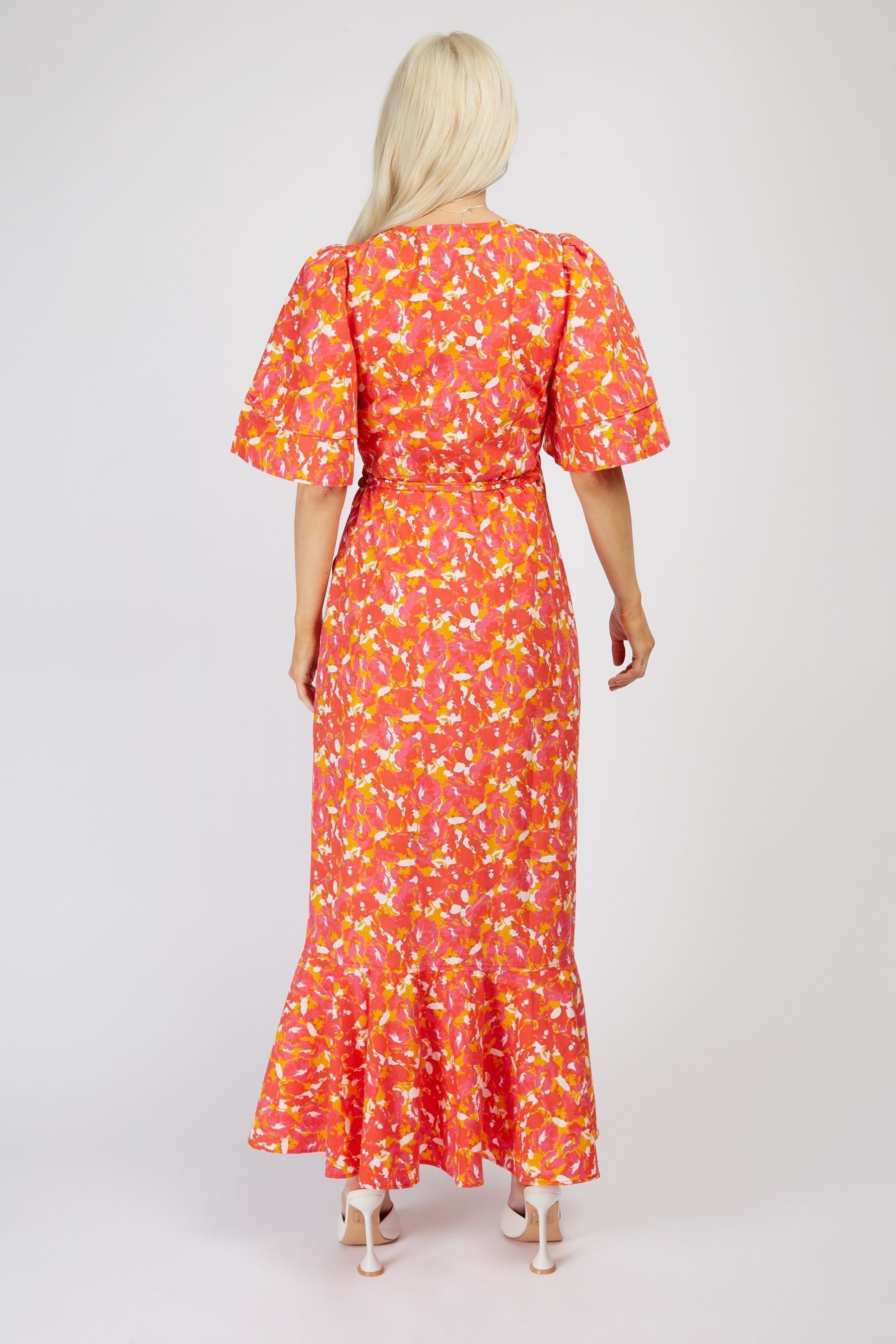 Little mistress floral wrap maxi dress shop