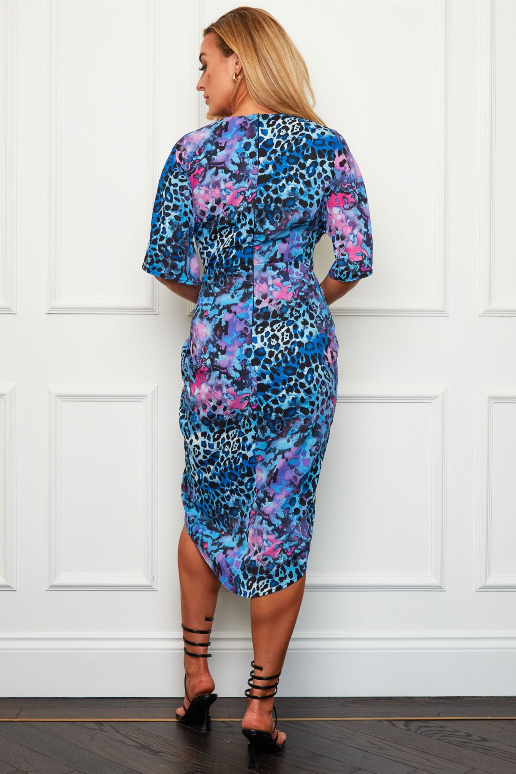 Next teal animal print dress best sale