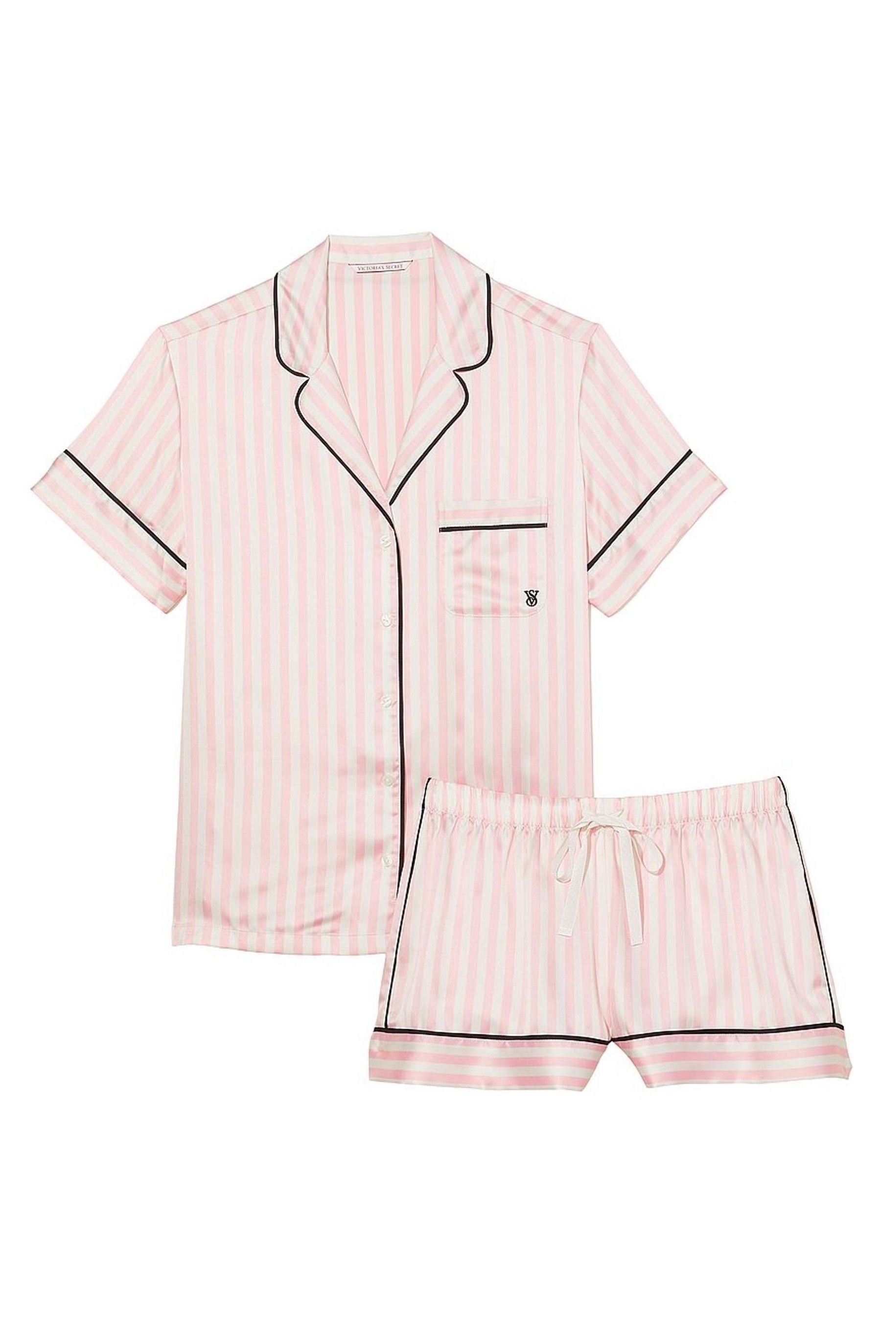 Pink stripe victoria's secret pjs new arrivals