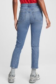 Gap Mid Wash Blue Vintage Slim High Waisted Jeans - Image 2 of 8