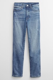 Gap Mid Wash Blue Vintage Slim High Waisted Jeans - Image 6 of 8