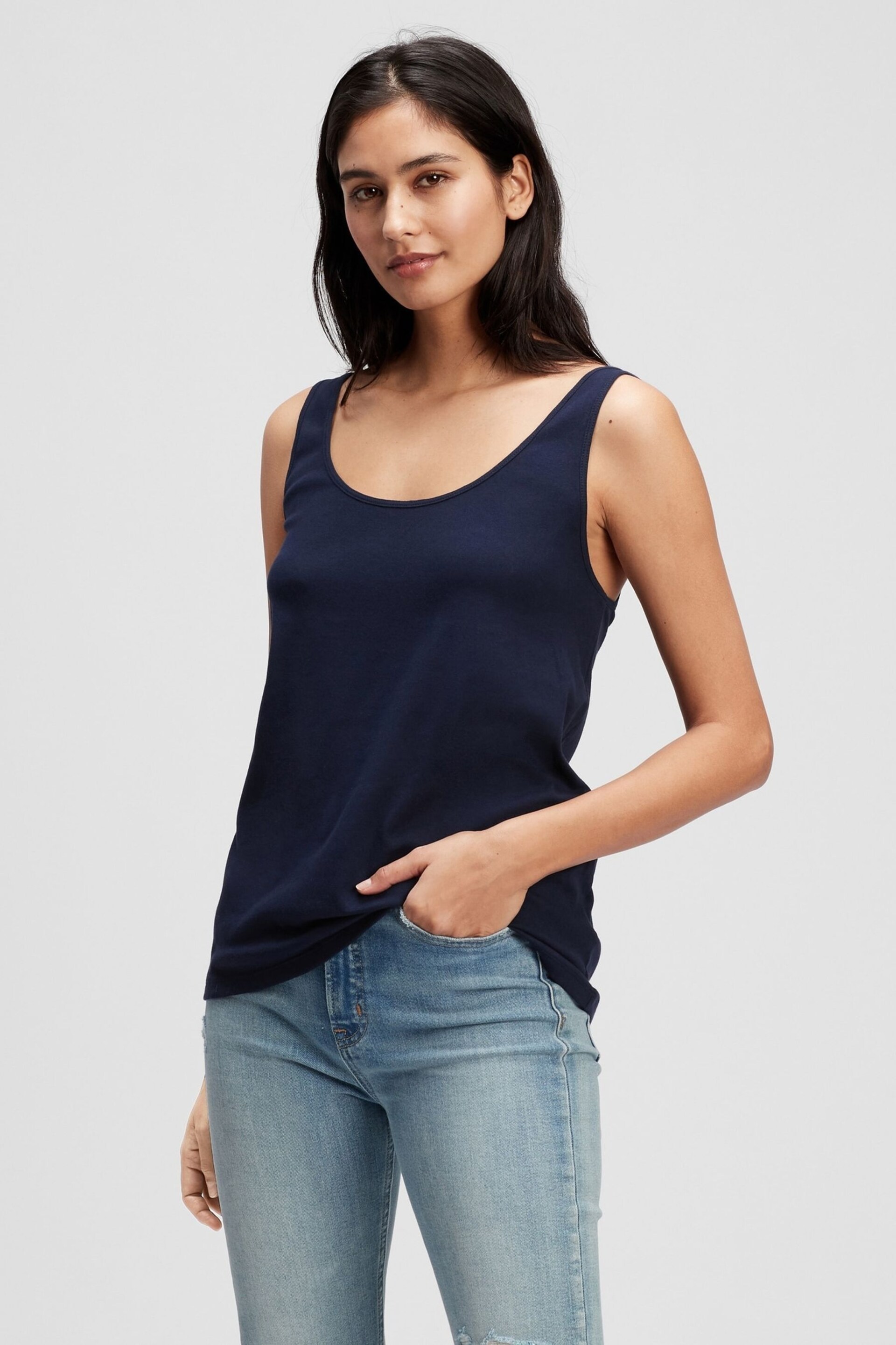 Gap Navy Blue Favourite Tank Top - Image 1 of 1