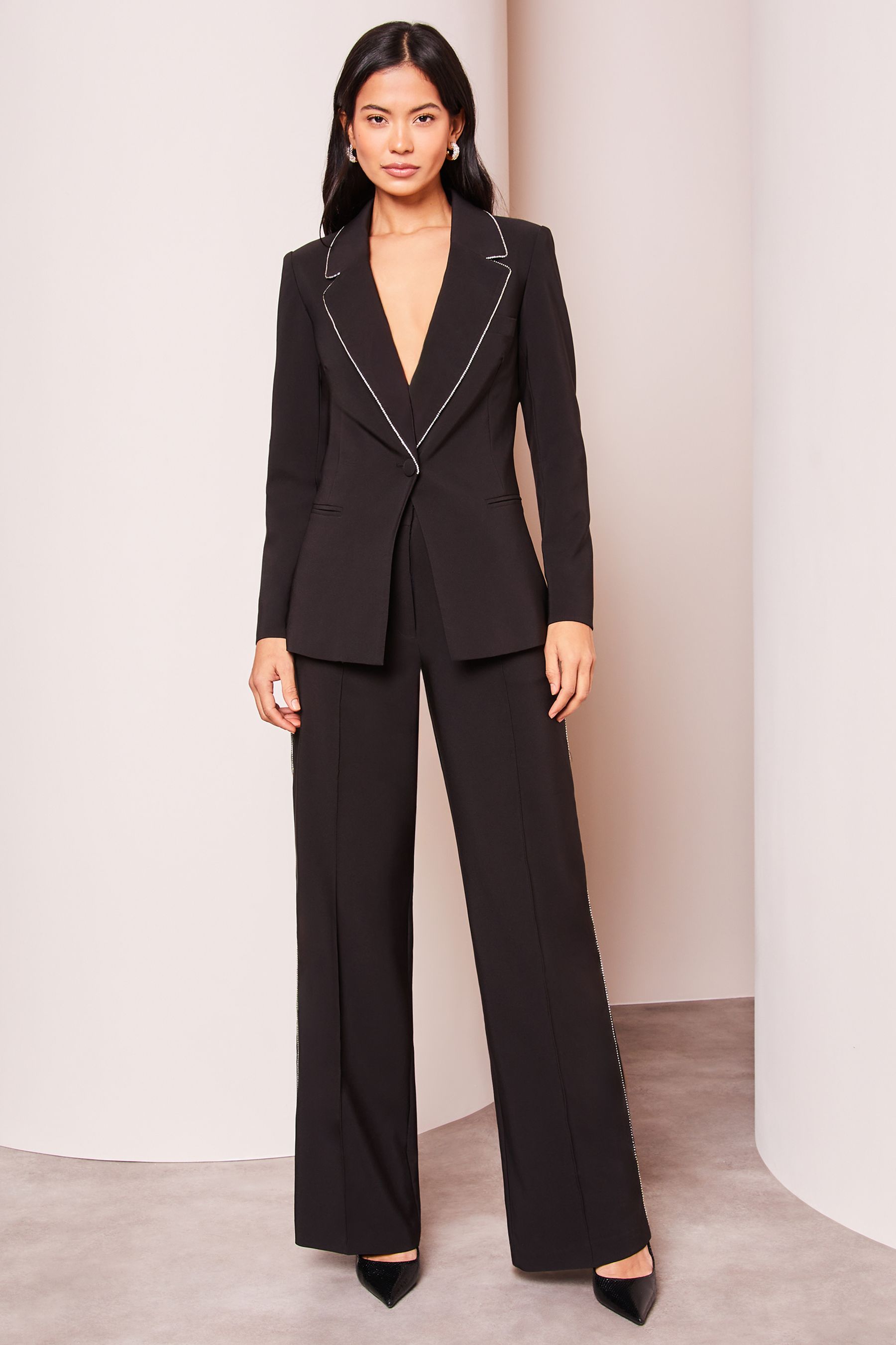 Lipsy tailored flare sleeve jacket top