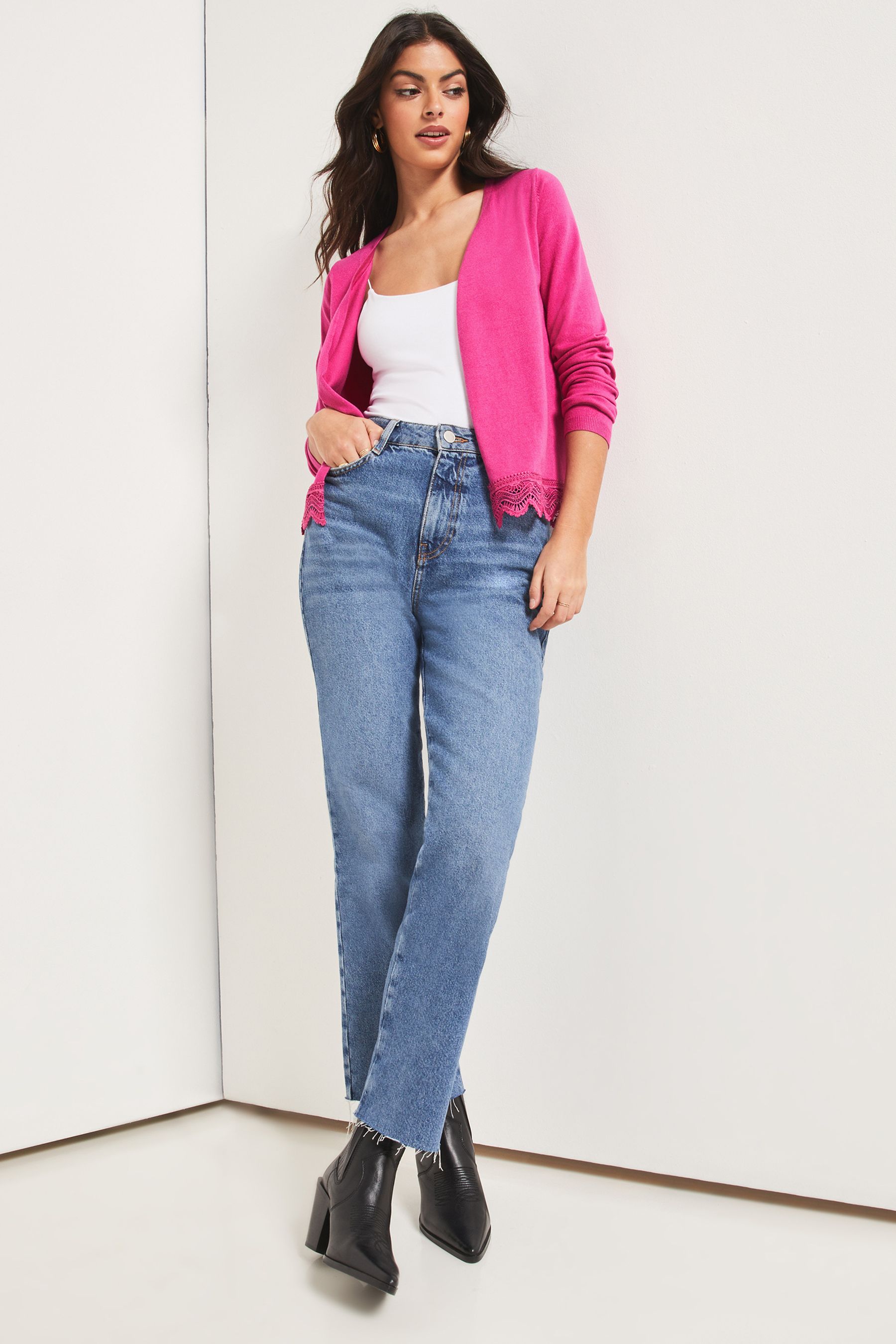 Next lipsy pink cardigan best sale
