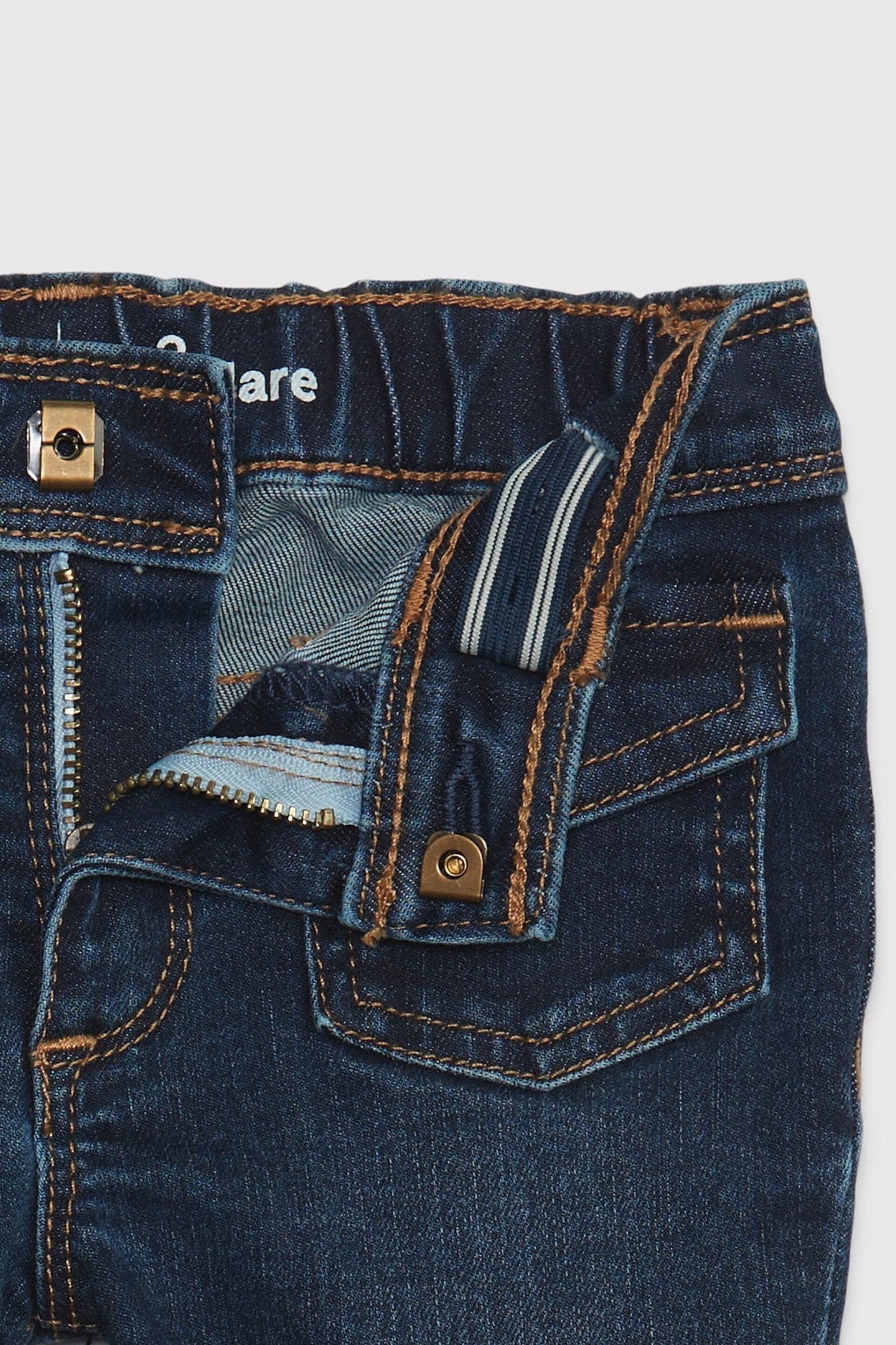 Gap Dark Blue 70s Flare Washwell Jeans (6mths-5yrs) - Image 3 of 3