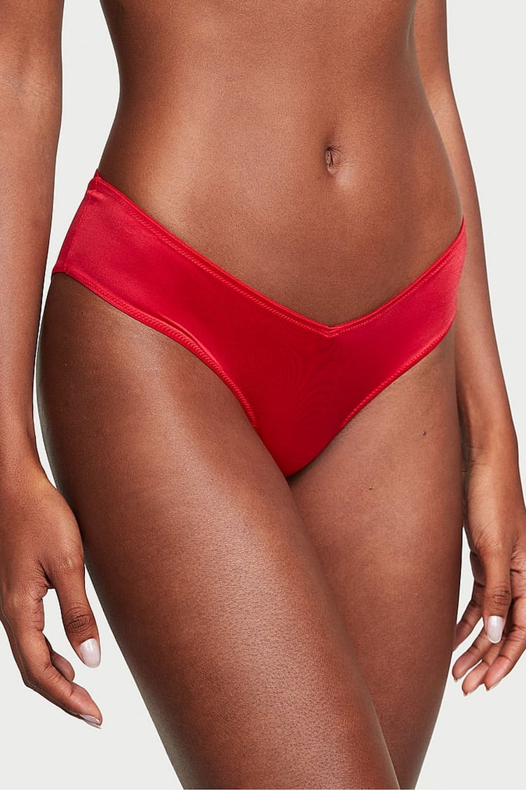 Victoria's Secret Lipstick Red Cheeky Knickers - Image 1 of 3