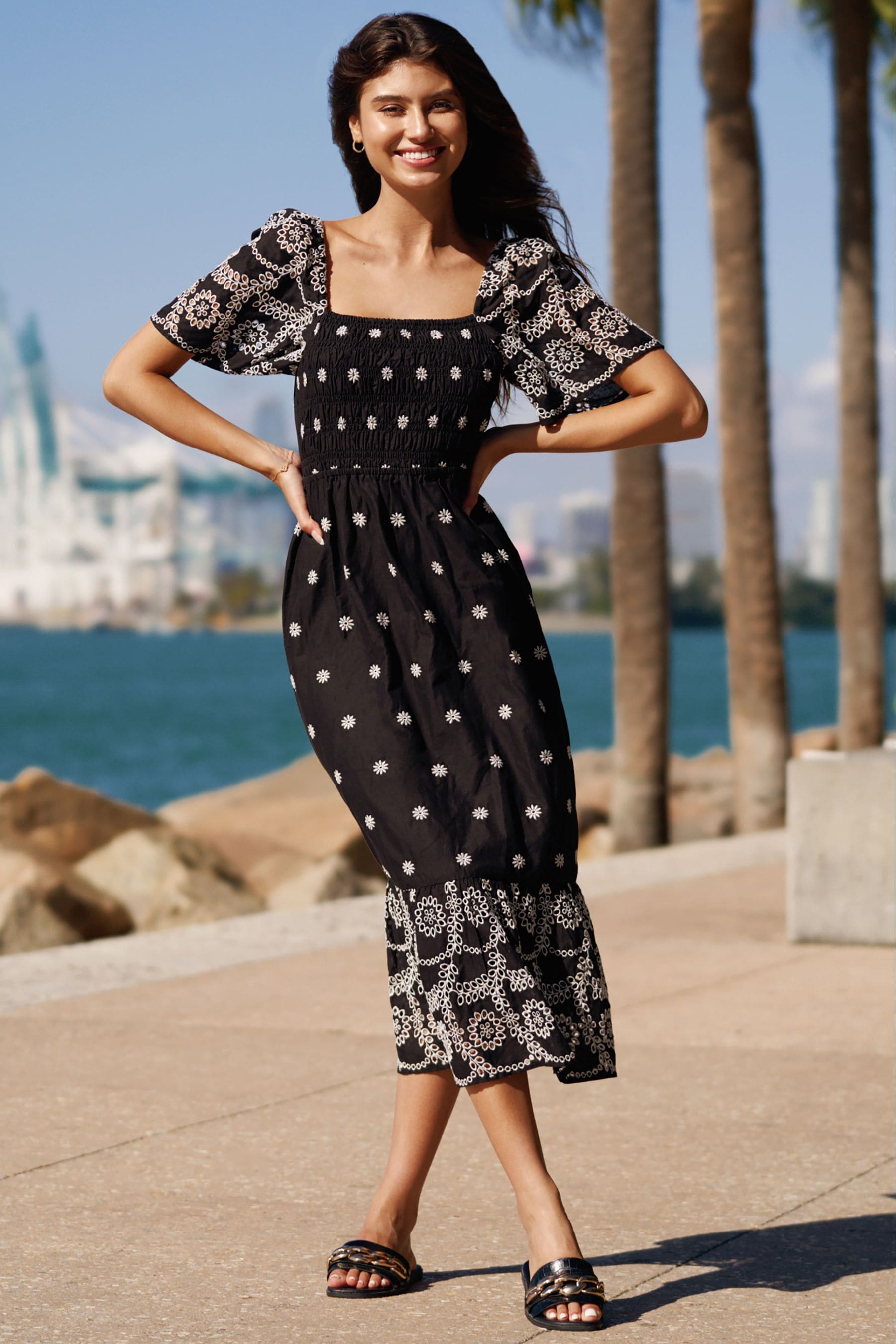 Lipsy broderie sundress 2025