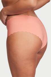 Victoria's Secret Punchy Peach Orange Scalloped Cheeky No-Show Knickers - Image 2 of 3