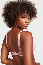 Victoria's Secret Pretty Blossom Pink Lace Monogram Add 2 Cups Push Up Shine Strap Push Up Bra - Image 2 of 3