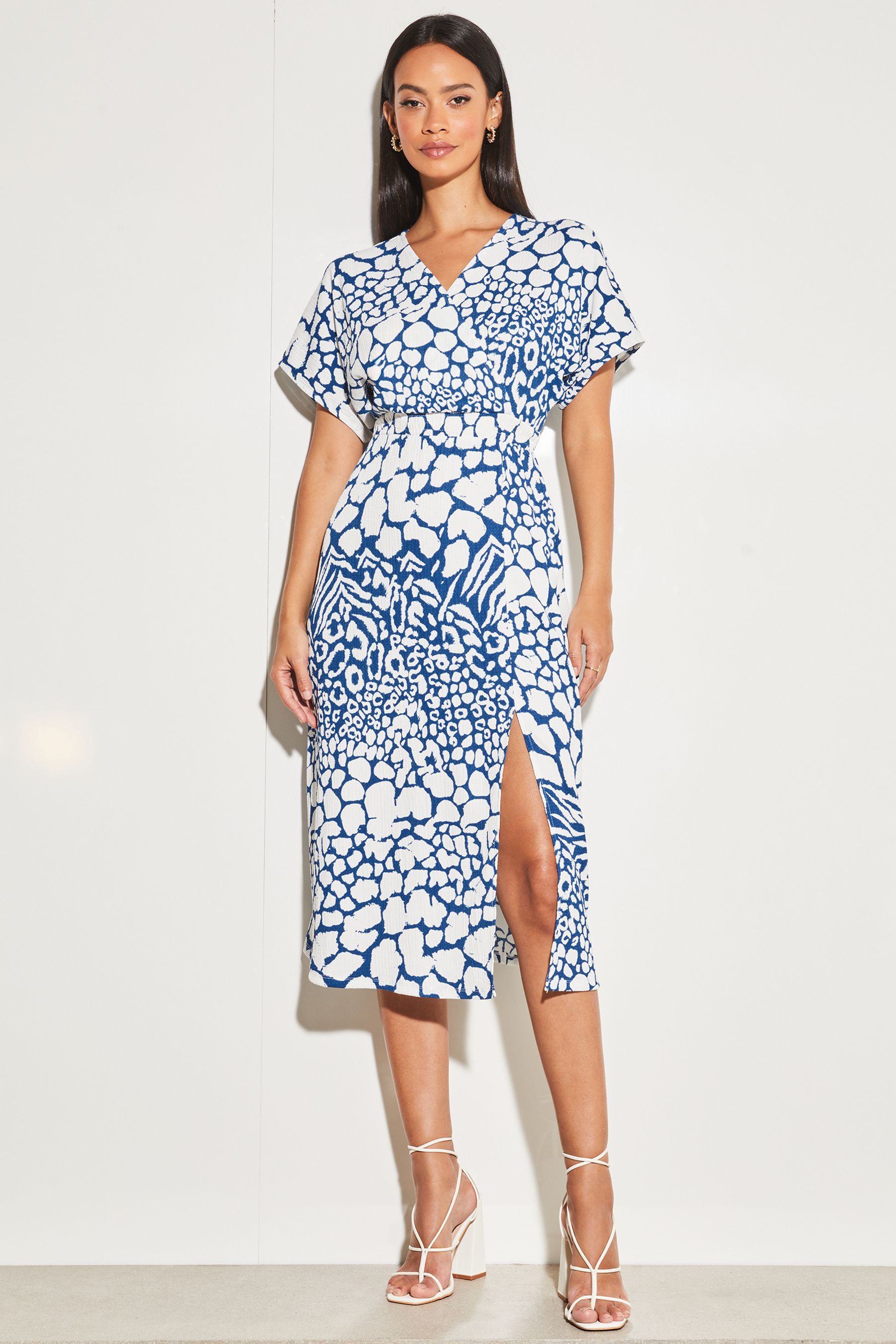 Lipsy printed wrap dress top