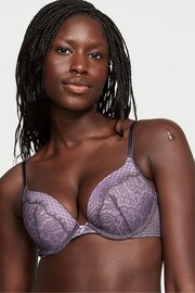 Victoria's Secret Tornado Purple Lace Full Cup Push Up Bra - Image 1 of 3