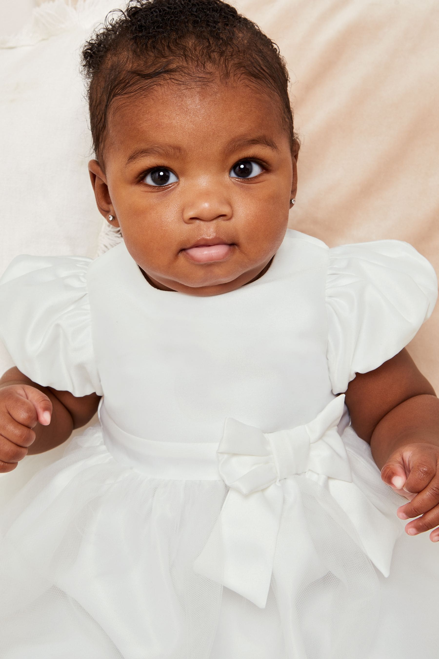 Baby white occasion dress 2025