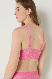 Victoria's Secret PINK Dreamy Pink Logo Smooth Non Wired Push Up Bralette - Image 2 of 4