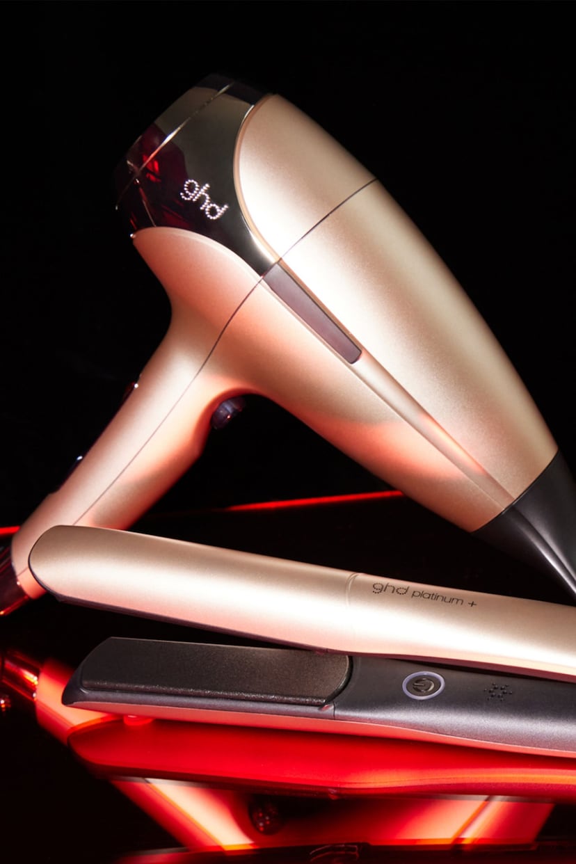 ghd Platinum+ & Helios Limited Edition - Hair Straightener & Hair Dryer in Champagne Gold - Image 3 of 5