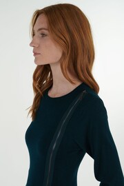 leem Green Full-Length Knitted Dress - Image 5 of 6