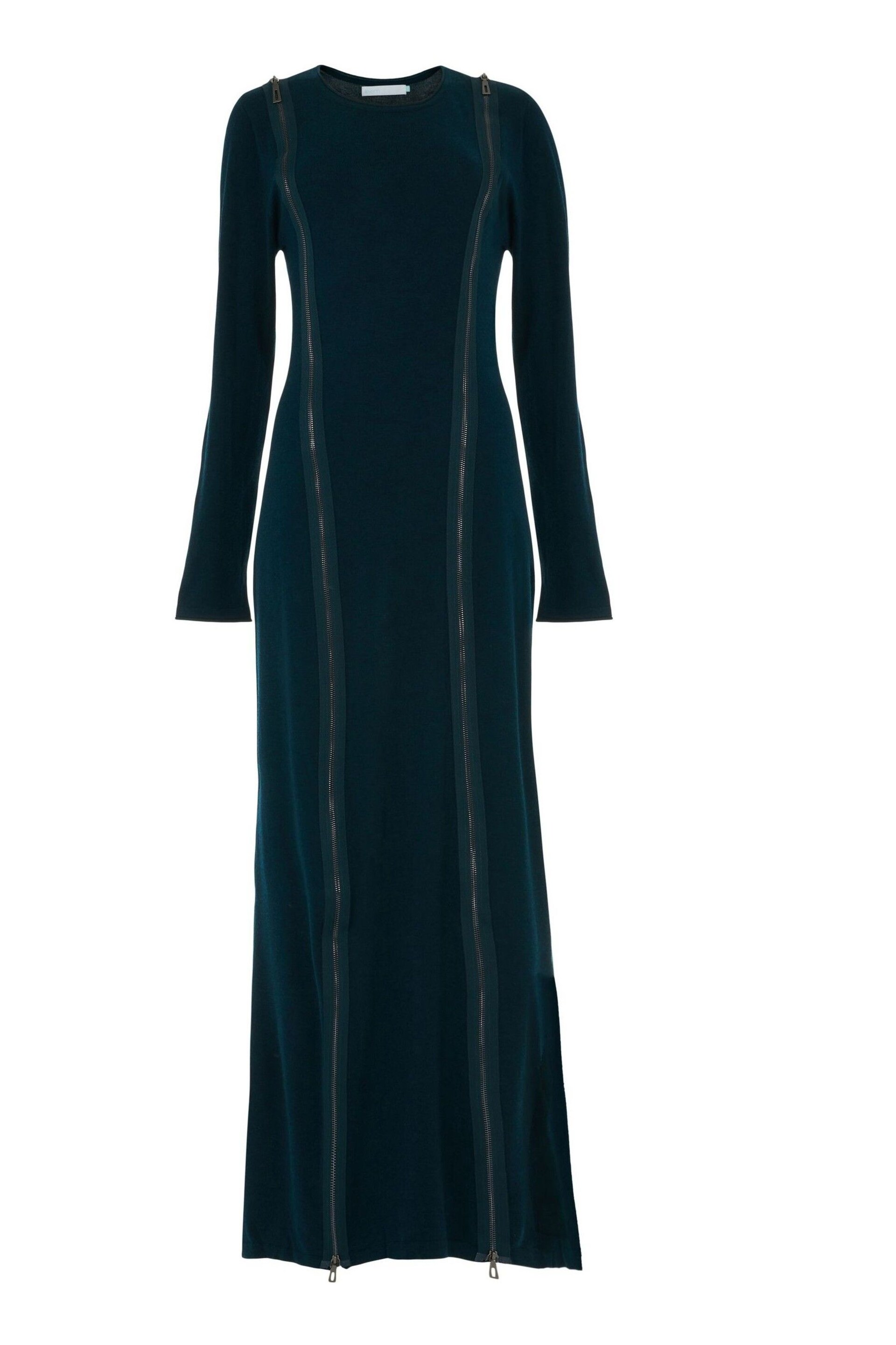 leem Green Full-Length Knitted Dress - Image 6 of 6
