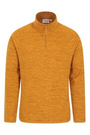 Mountain Warehouse Yellow Snowdon Mens Micro Fleece - Image 1 of 2