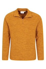 Mountain Warehouse Yellow Snowdon Mens Micro Fleece - Image 2 of 2