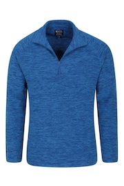 Mountain Warehouse Medium Blue Snowdon Mens Micro Fleece - Image 2 of 2