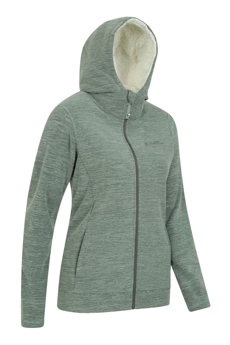 Mountain Warehouse Green Snowdonia Fleece Hoodie - Image 2 of 4