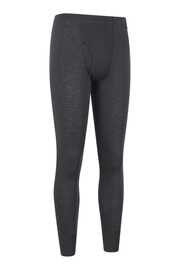 Mountain Warehouse Grey Merino Thermal Pants with Fly -  Mens - Image 2 of 3