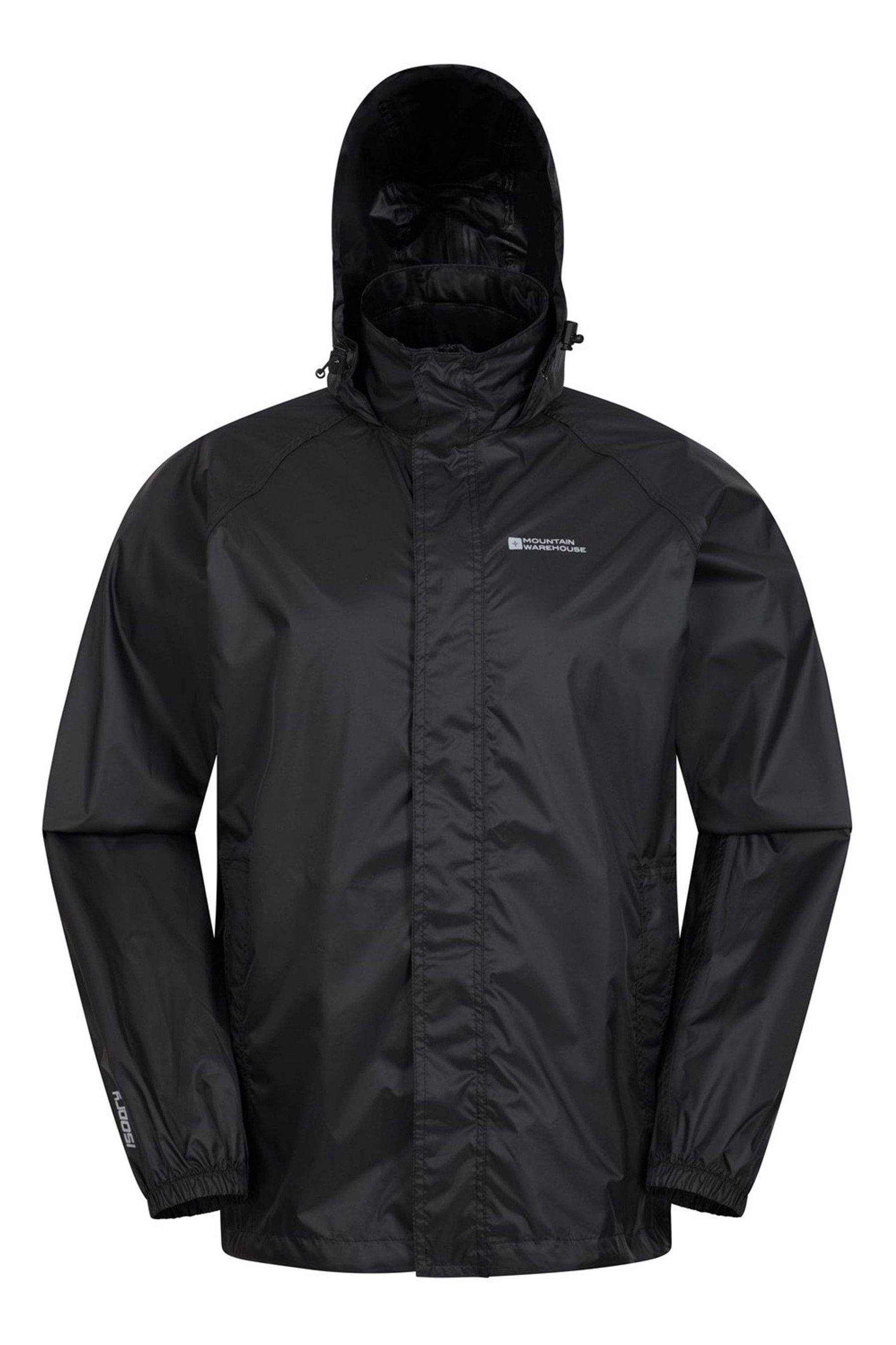 Buy Mountain Warehouse Black Pakka Waterproof Jacket Mens from Next Luxembourg