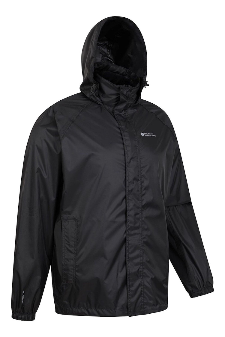 Mountain Warehouse Black Pakka Waterproof Jacket -  Mens - Image 2 of 3