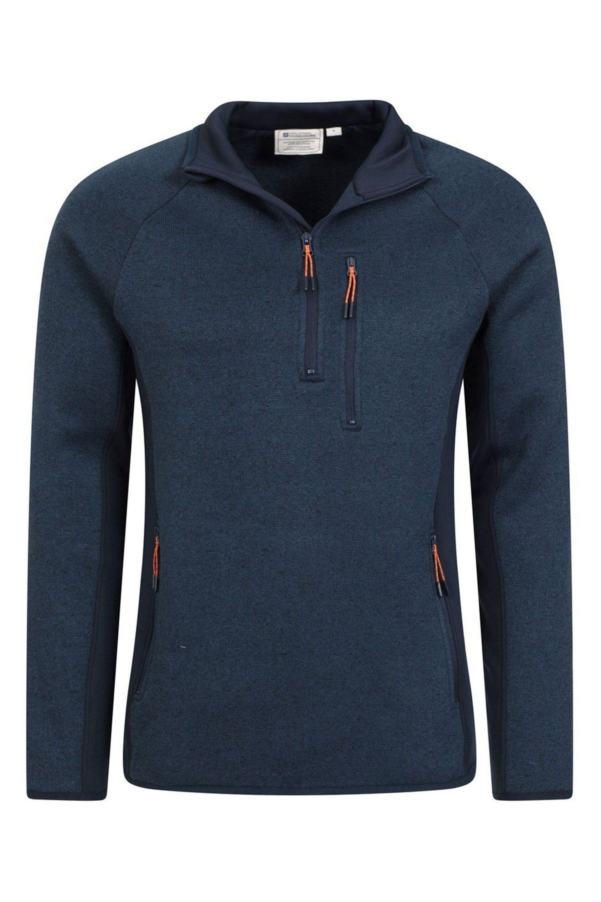 Mountain Warehouse Blue Treston Half-Zip Fleece - Image 2 of 2