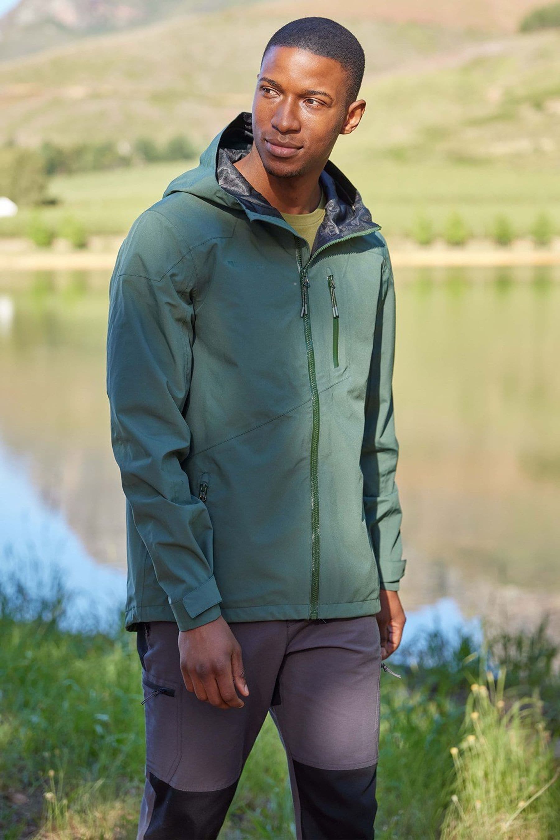 Buy Mountain Warehouse Green Bachill Mens Waterproof Jacket from Next Lithuania
