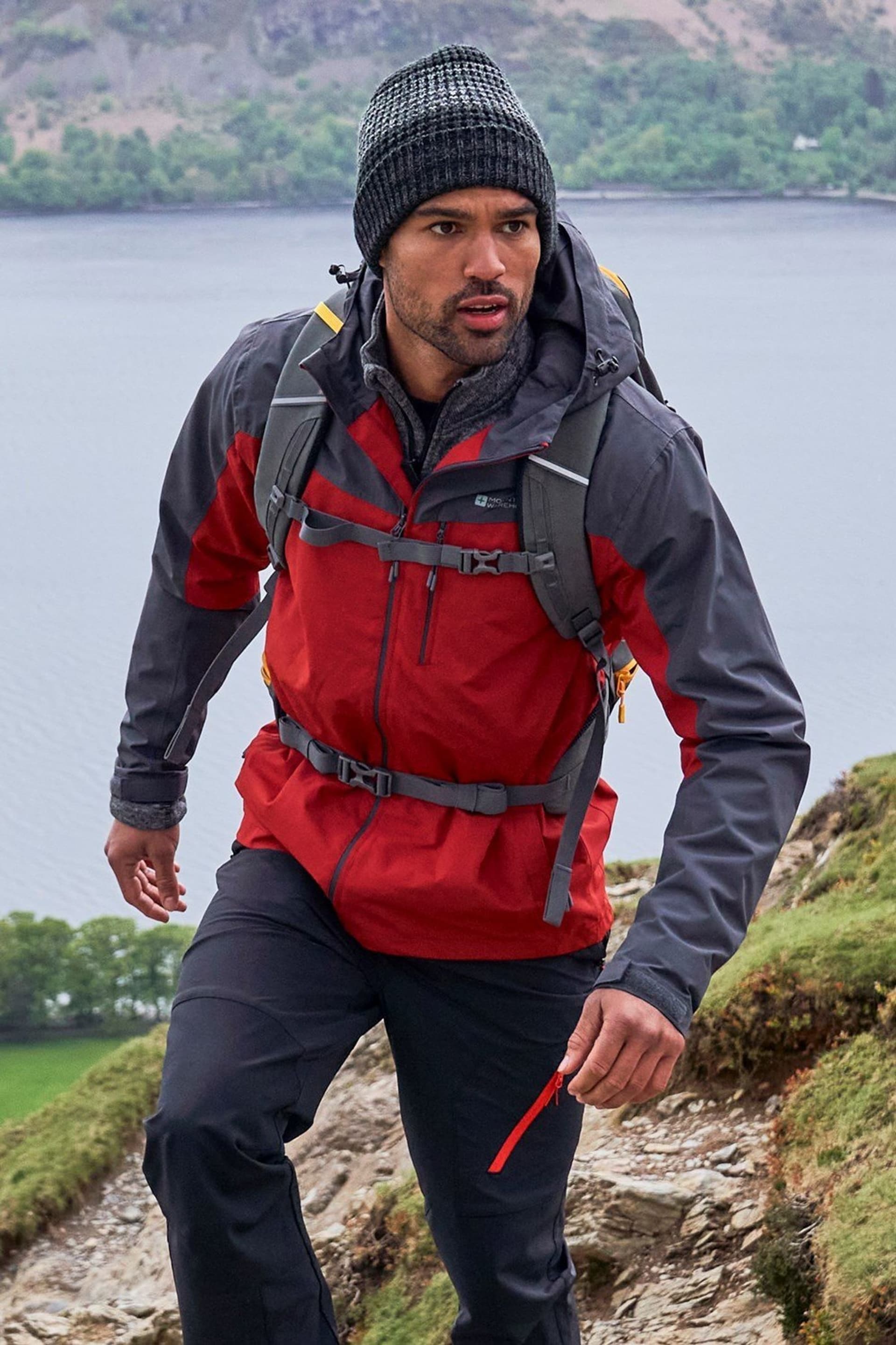 Mountain Warehouse Red Brisk Extreme Waterproof Jacket - Mens - Image 1 of 3