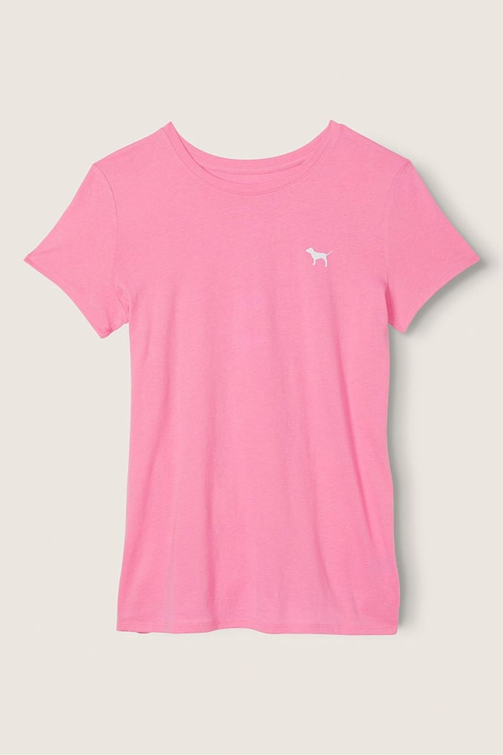Victoria's Secret PINK Dreamy Pink Logo Short Sleeve T-Shirt - Image 4 of 5