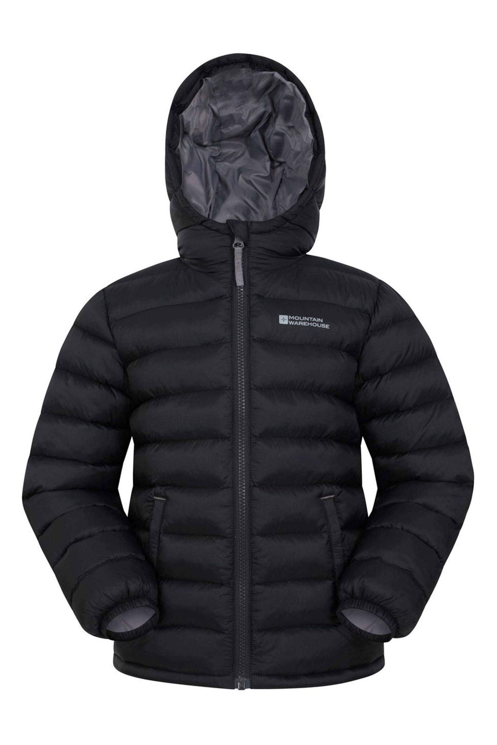 Mountain Warehouse Black Seasons Water Resistant Padded Jacket - Image 1 of 2