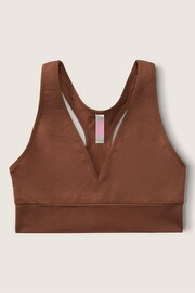 Victoria's Secret PINK Soft Cappuccino Brown Seamless Plunge Bralette - Image 4 of 4