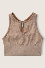 Victoria's Secret PINK Soft Cappuccino Brown Seamless Sports Bra - Image 4 of 4