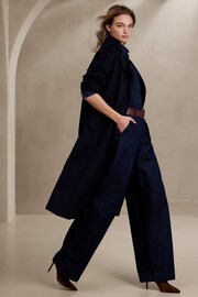 Banana Republic Navy Blue Carys Double-Faced Coat - Image 1 of 1