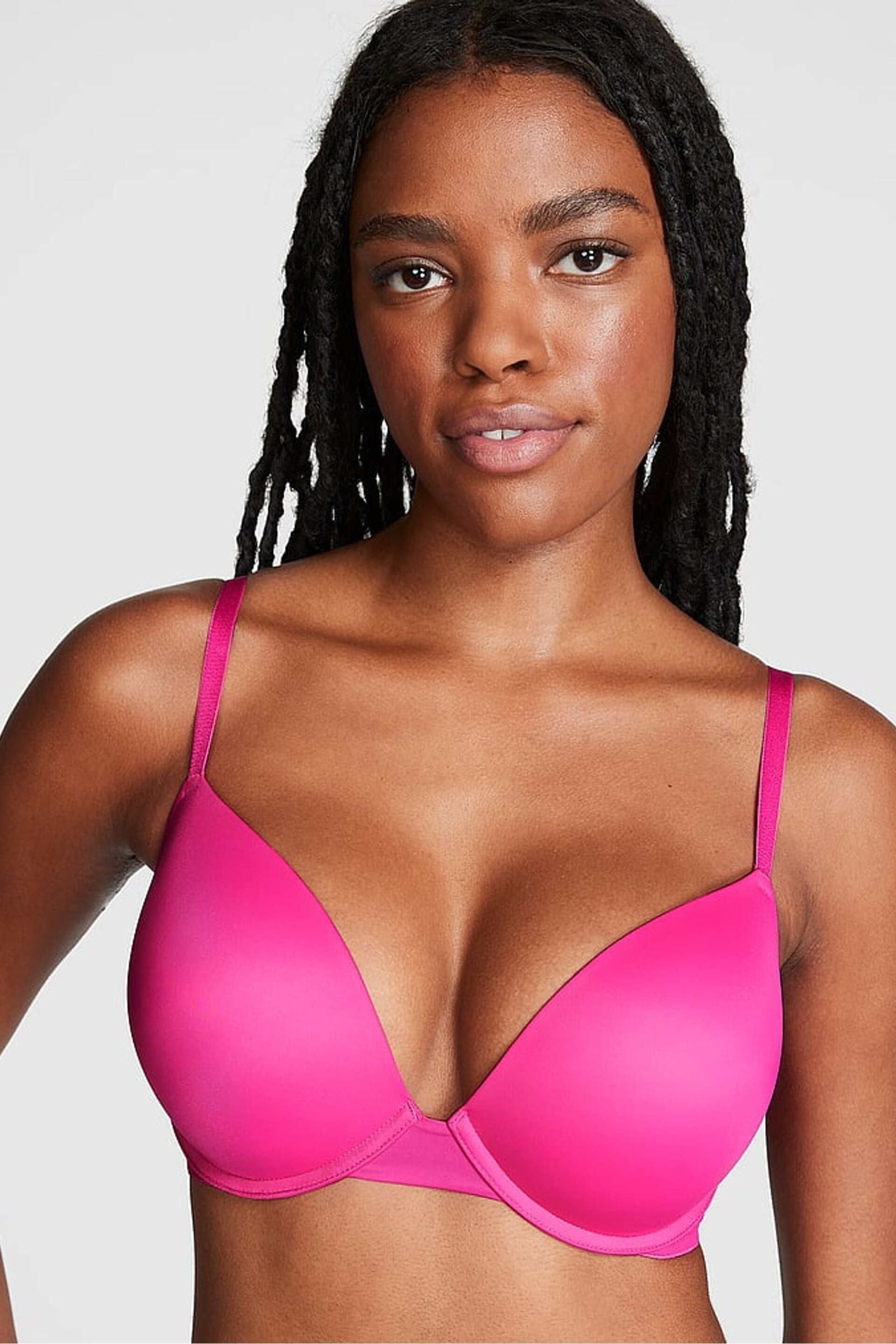 Victoria's Secret PINK Enchanted Pink Super Push Up Bra - Image 1 of 3