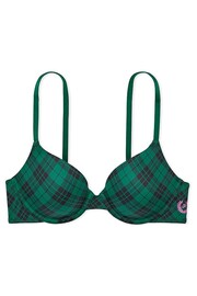 Victoria's Secret PINK Garnet Green Tartan Lightly Lined Bra - Image 4 of 4